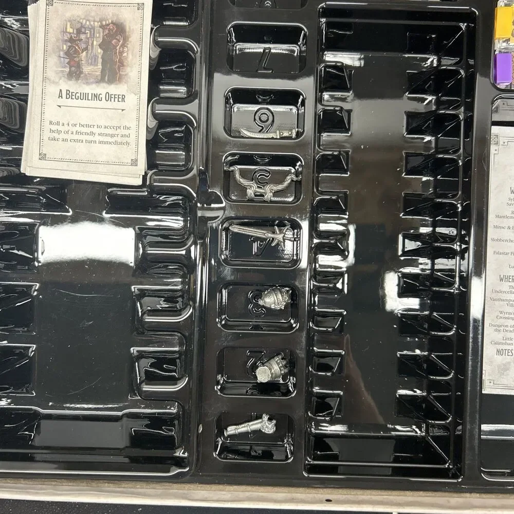 Dungeons & Dragons Clue Board Game‎ Complete D&D Hasbro 2019 Complete